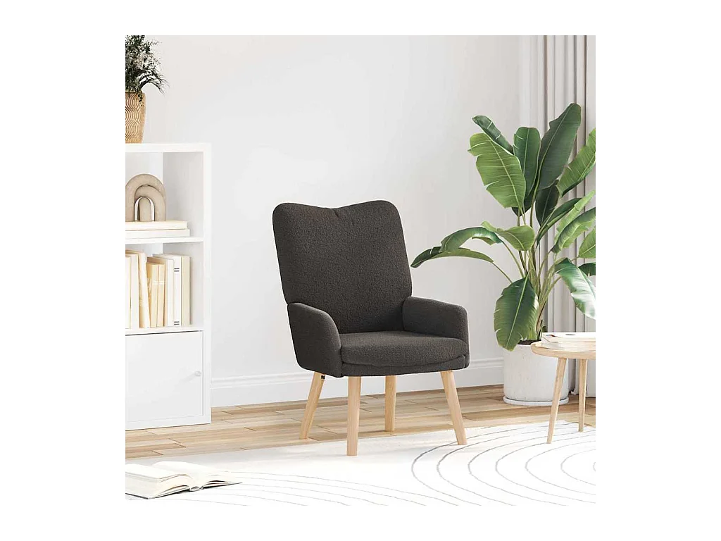 Fauteuil relaxant Gris foncé 63 x 67 x 94 cm tissu