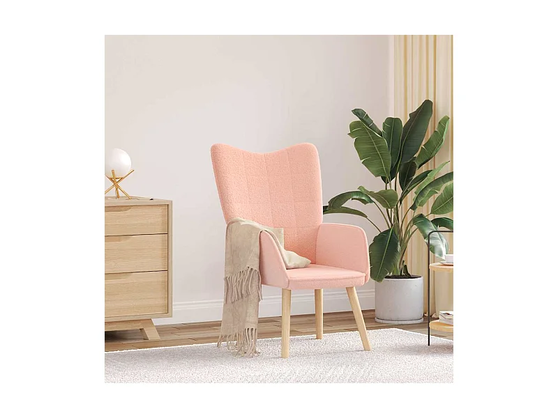 Sedia rilassante Rosa 62 x 67 x 95.5 cm Tessuto