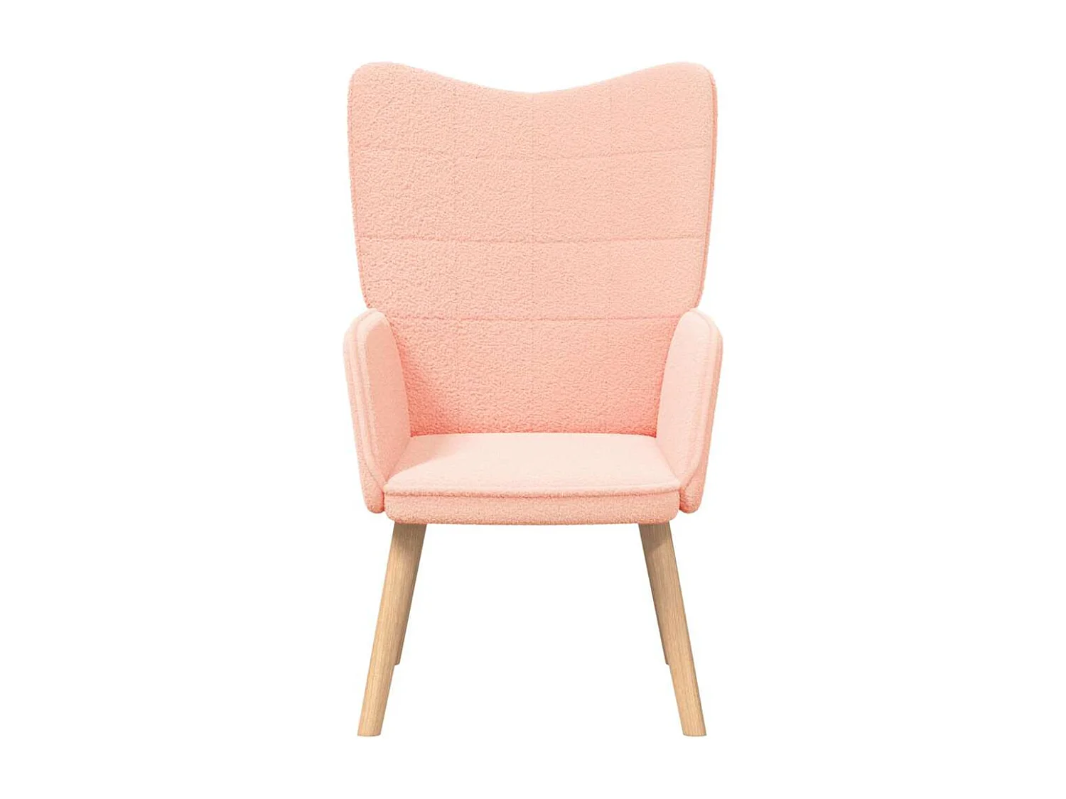 Sessel Rosa 62 x 67 x 95,5 cm Sherpa-Stoff