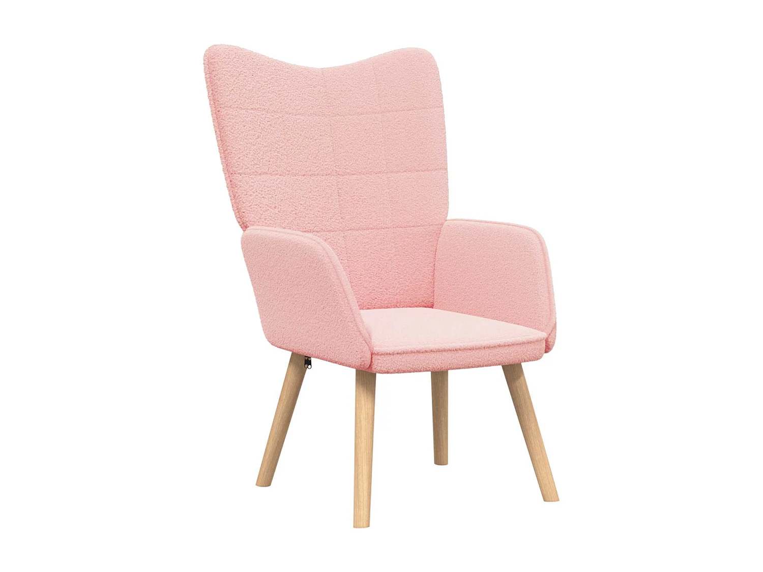 fauteuil Rose 62 x 67 x 95,5 cm Tissu Sherpa