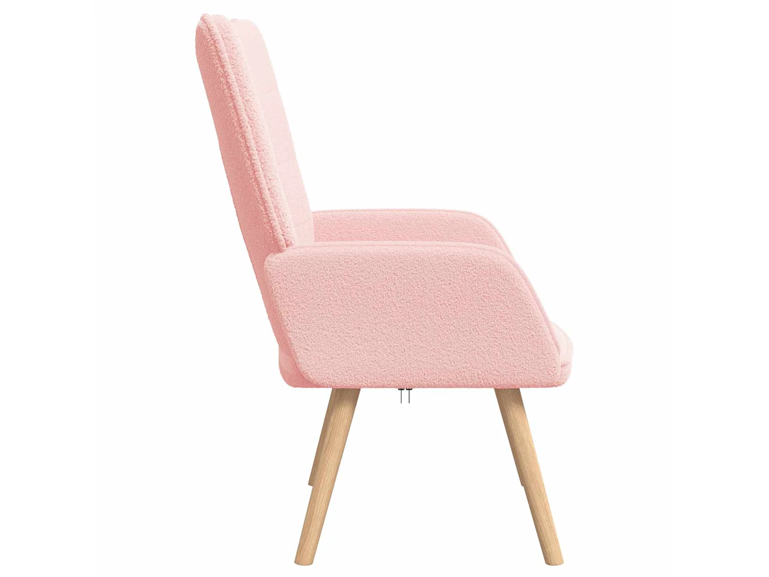 poltrona Rosa 62 x 67 x 95,5 cm Tessuto Sherpa