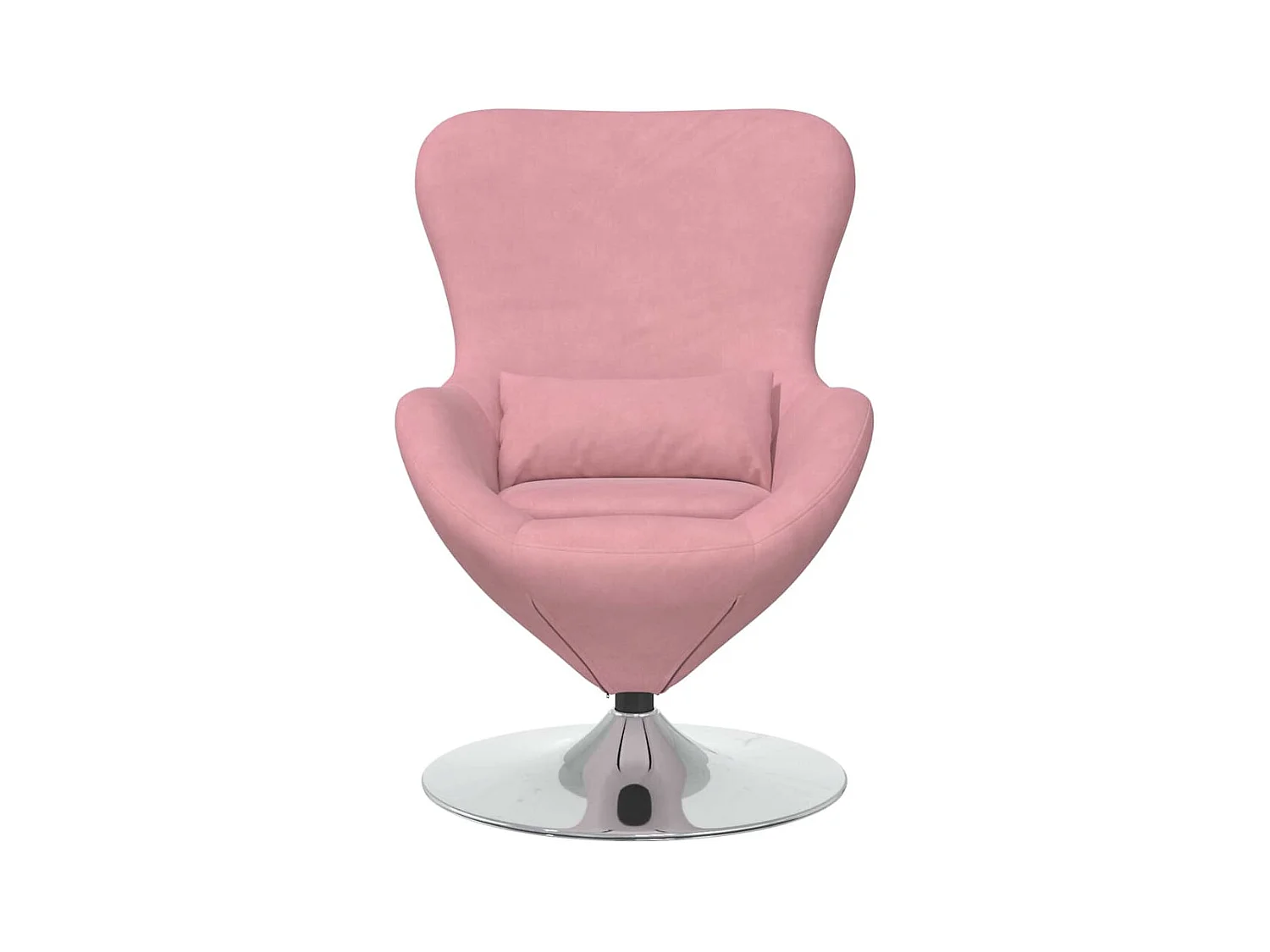 Fauteuil œuf Rose 63 x 73 x 90 cm Velours