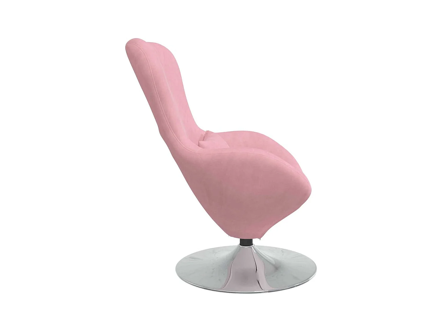 Fauteuil œuf Rose 63 x 73 x 90 cm Velours