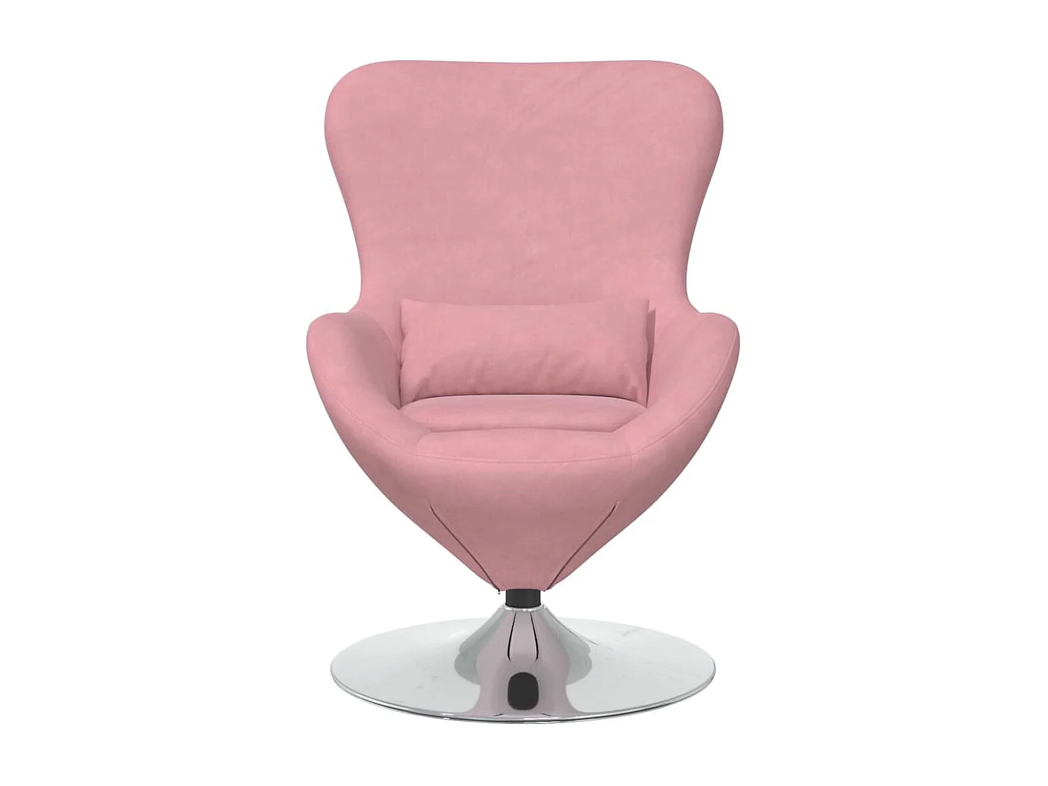Fauteuil œuf Rose 63 x 73 x 90 cm Velours