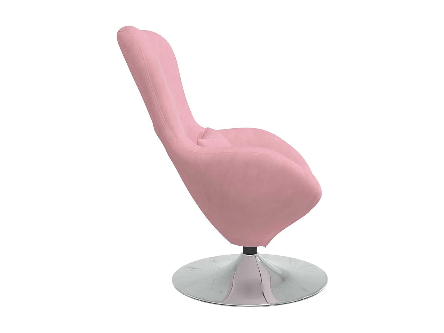 Fauteuil œuf Rose 63 x 73 x 90 cm Velours