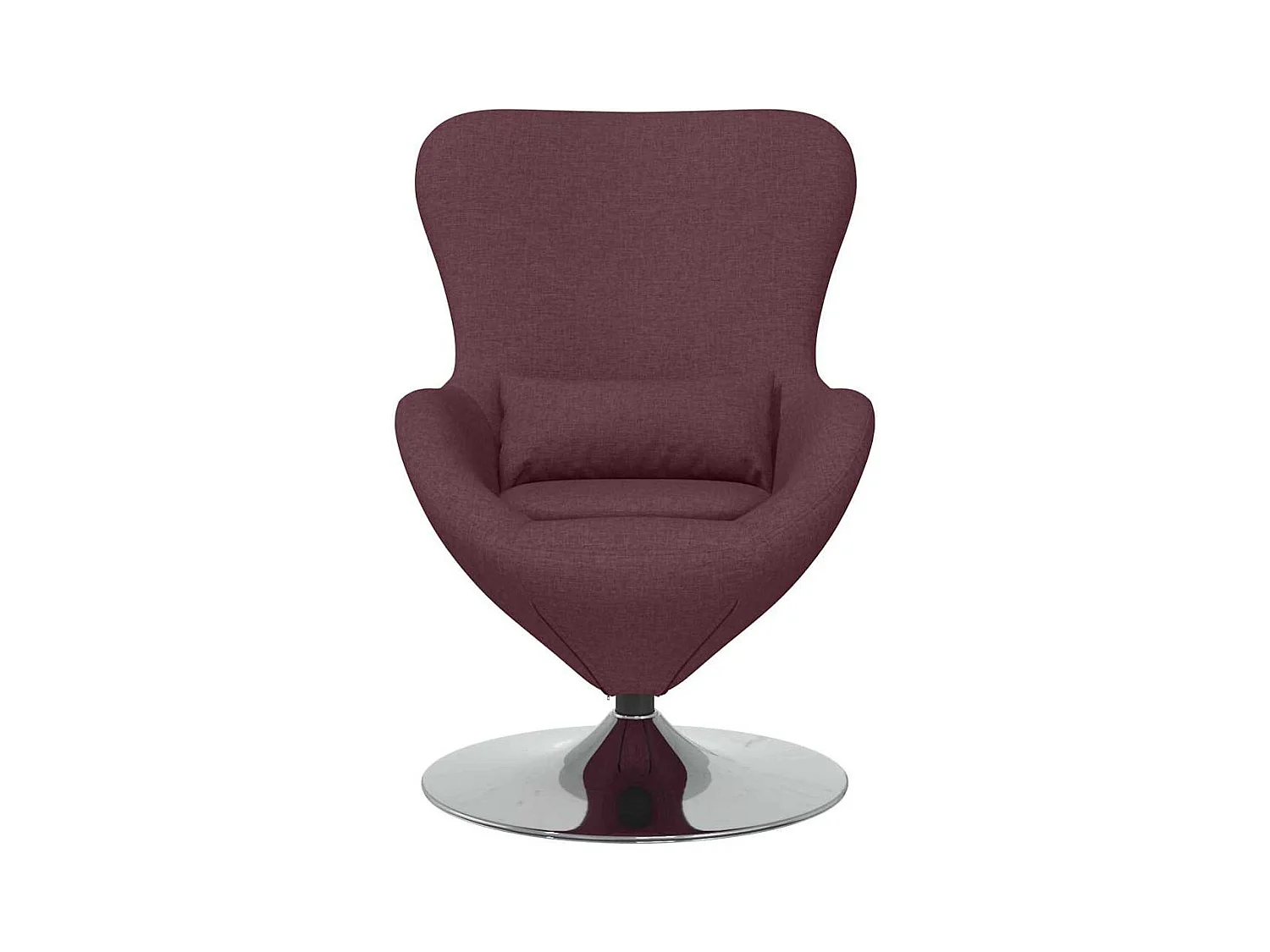 Fauteuil œuf Violet 63 x 73 x 90 cm tissu