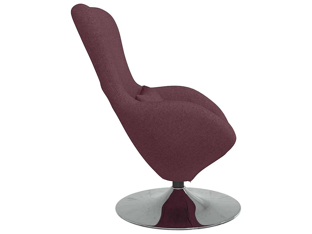 Fauteuil œuf Pourpre 63 x 73 x 90 cm tissu