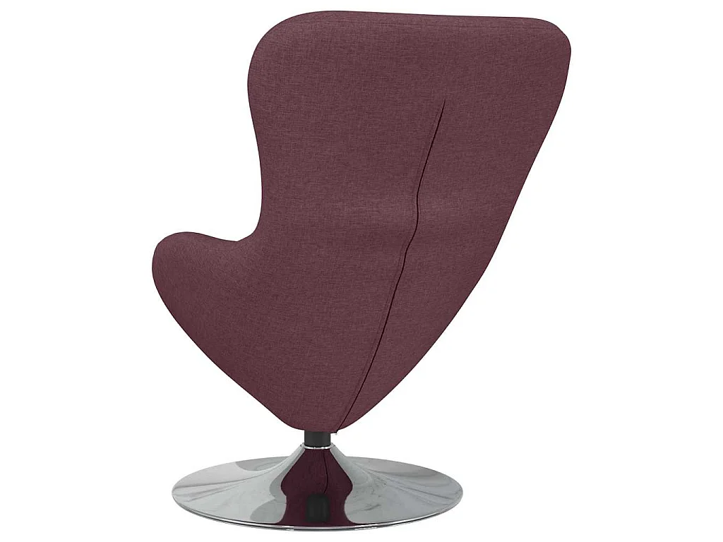Fauteuil œuf Pourpre 63 x 73 x 90 cm tissu