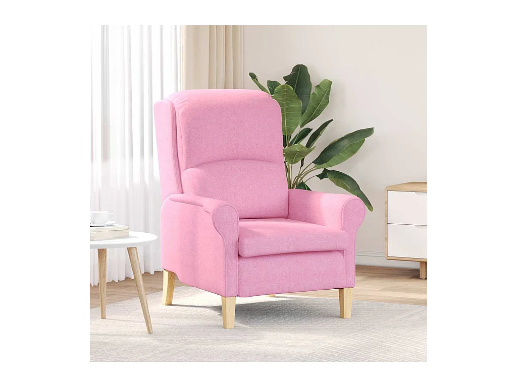 fauteuil Rose 76 x 94 x 102 cm tissu