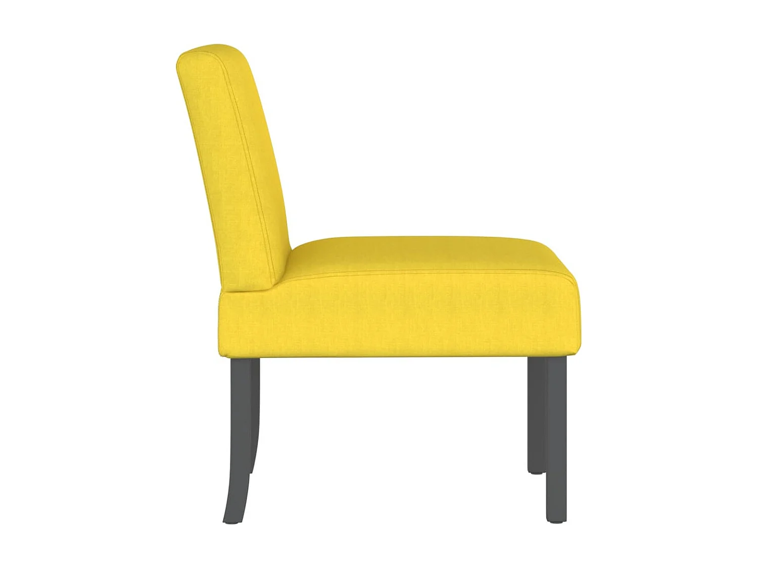 Cadeirão tecido amarelo-claro