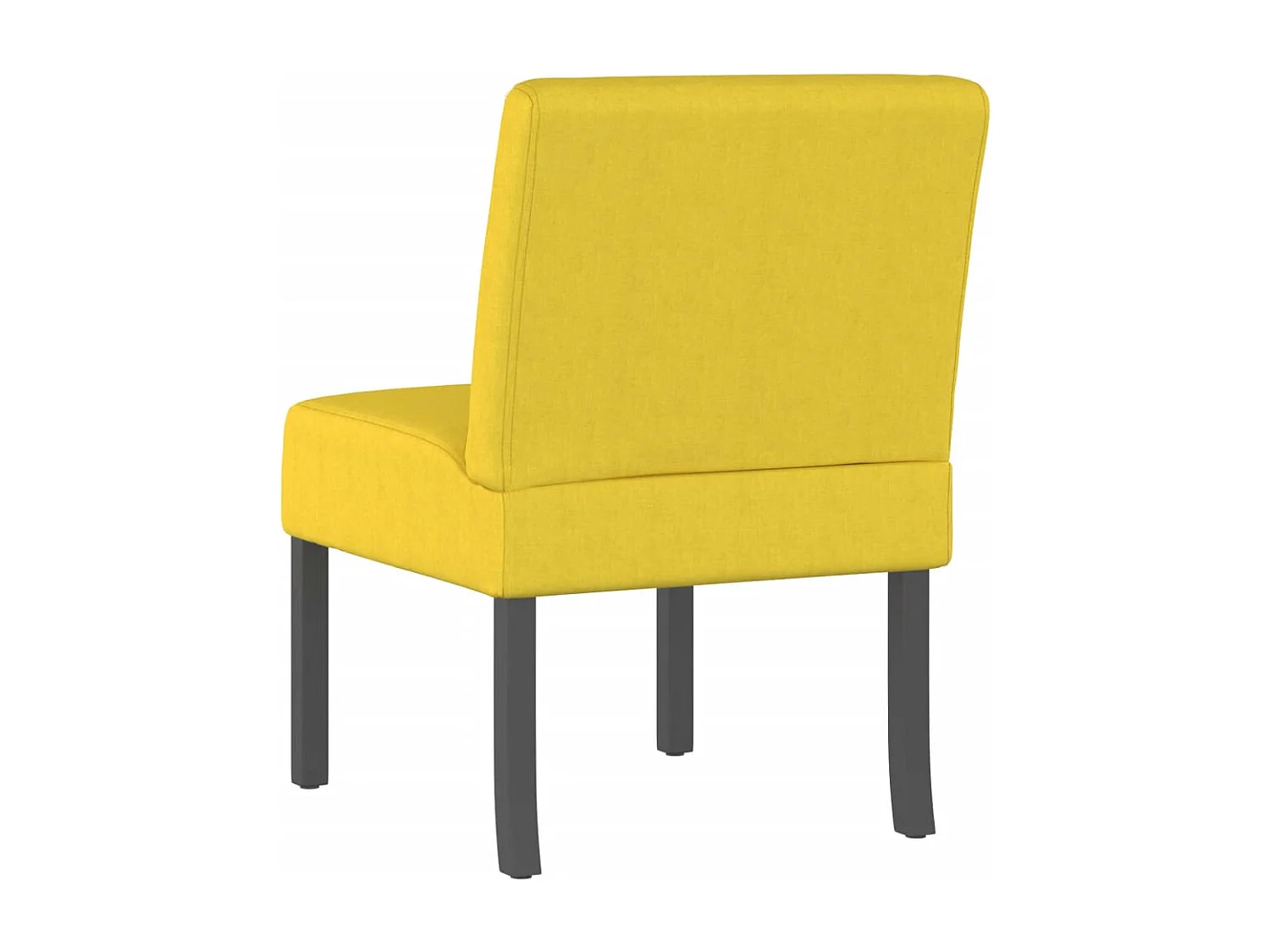 Cadeirão tecido amarelo-claro