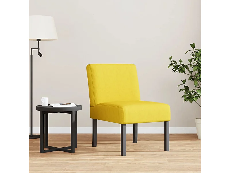 Sedia Pantofola Giallo Chiaro in Tessuto