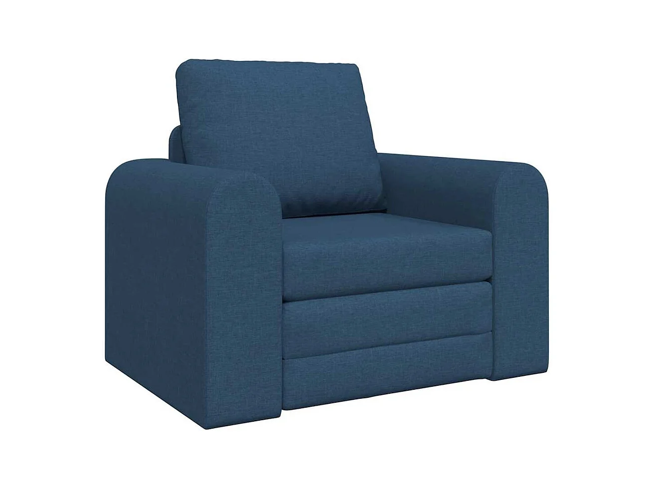 Canapé-Lit Bleu 98 x 71 x 83 cm tissu