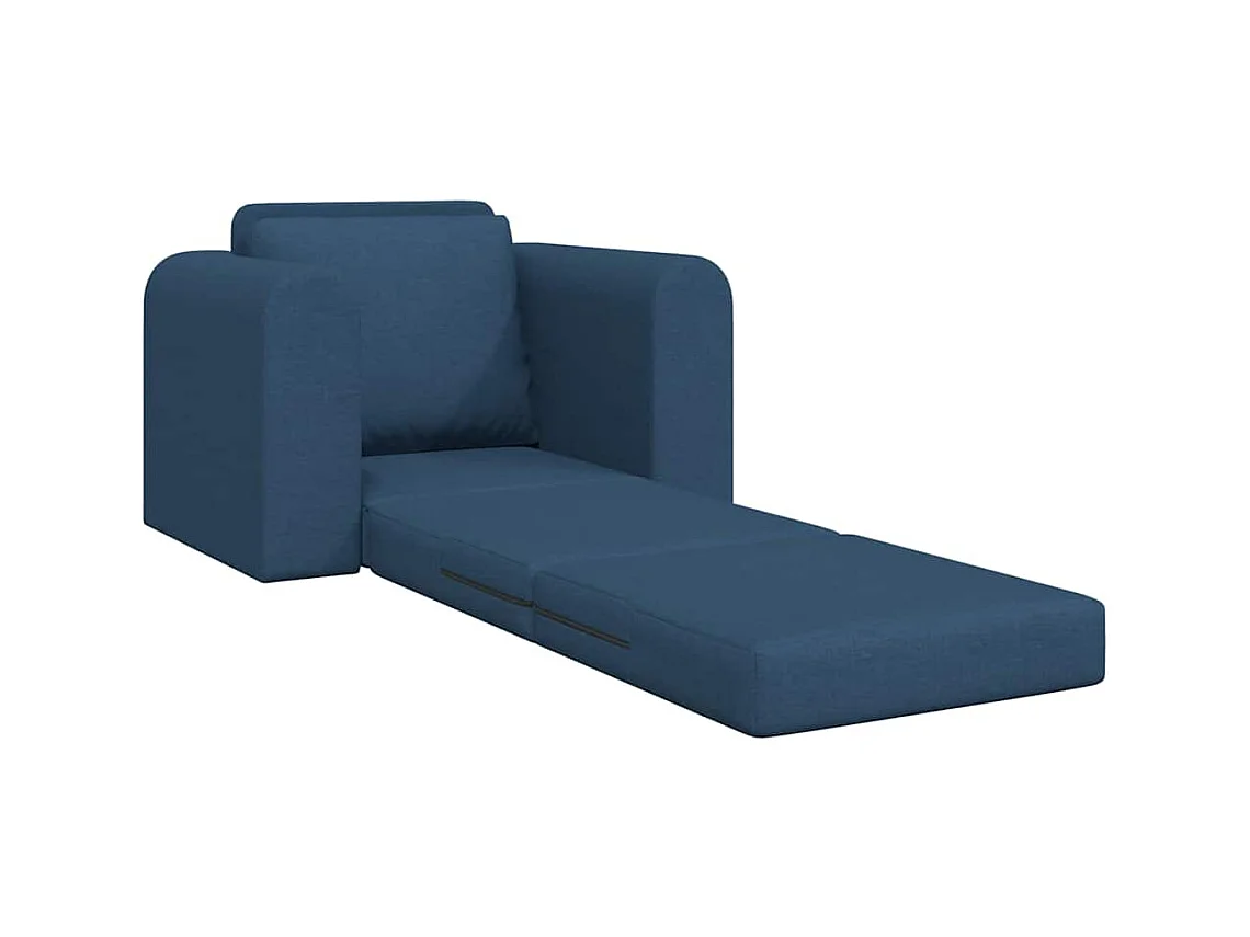 Canapé-Lit Bleu 98 x 71 x 83 cm tissu