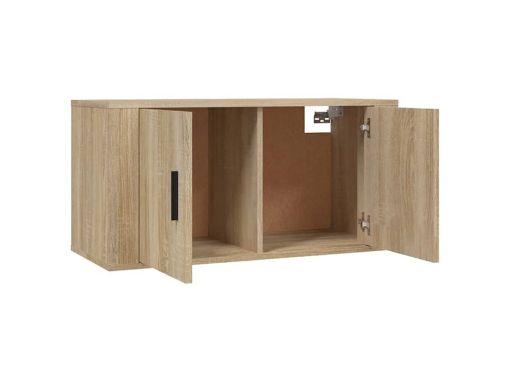 Meubles TV muraux 3 pcs chêne sonoma 80x34,5x40 cm