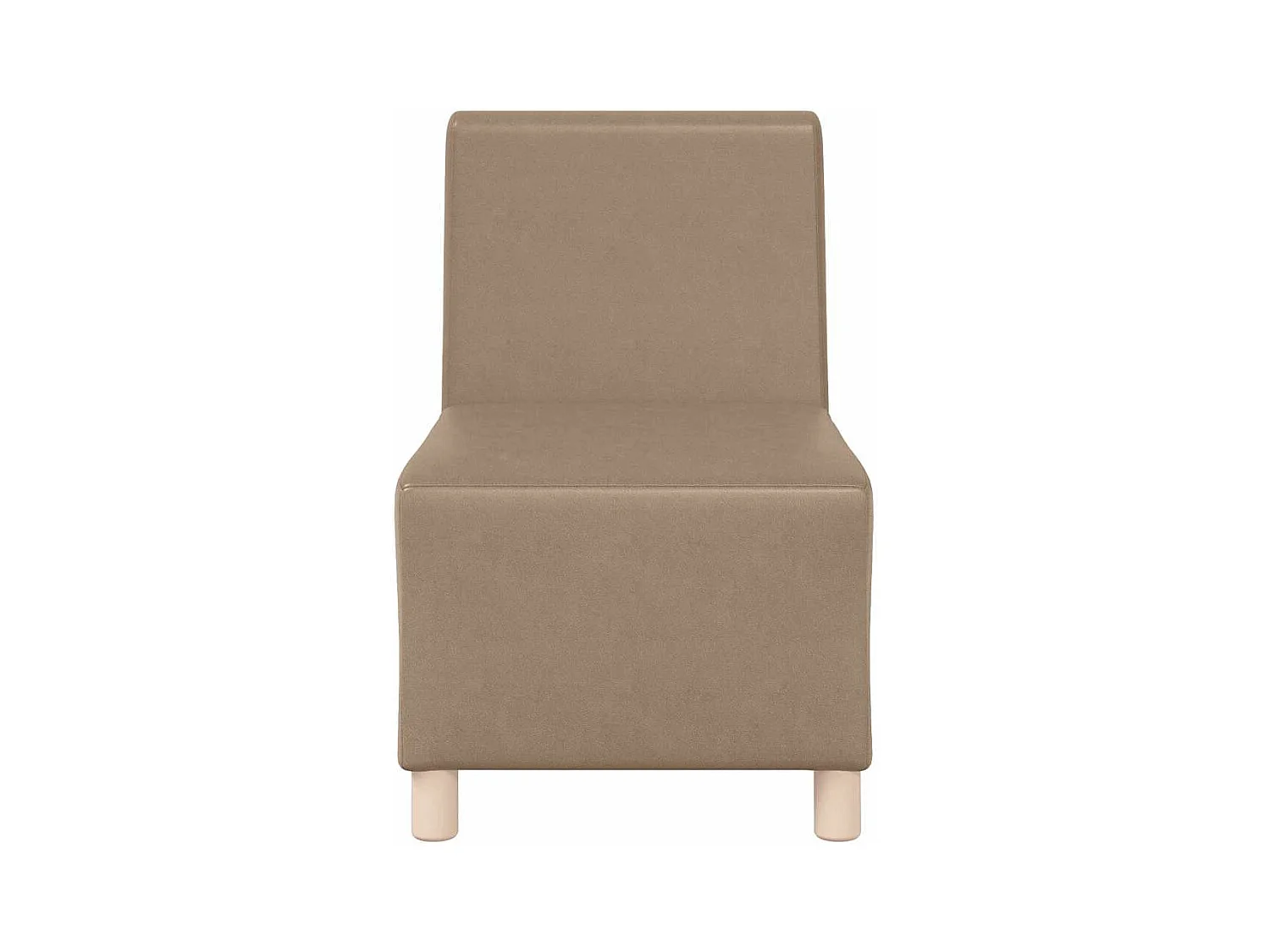 Unité de Sofa Modulaire Sans Accoudoirs Cappuccino