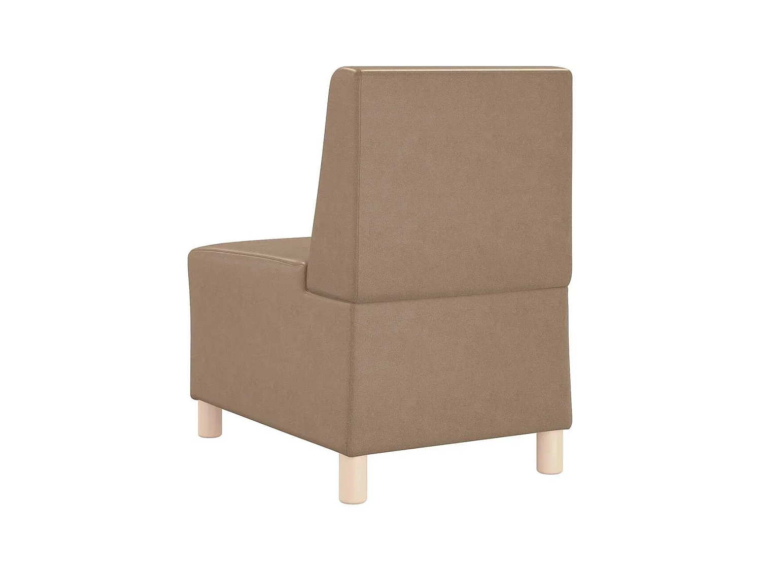 Unité de Sofa Modulaire Sans Accoudoirs Cappuccino
