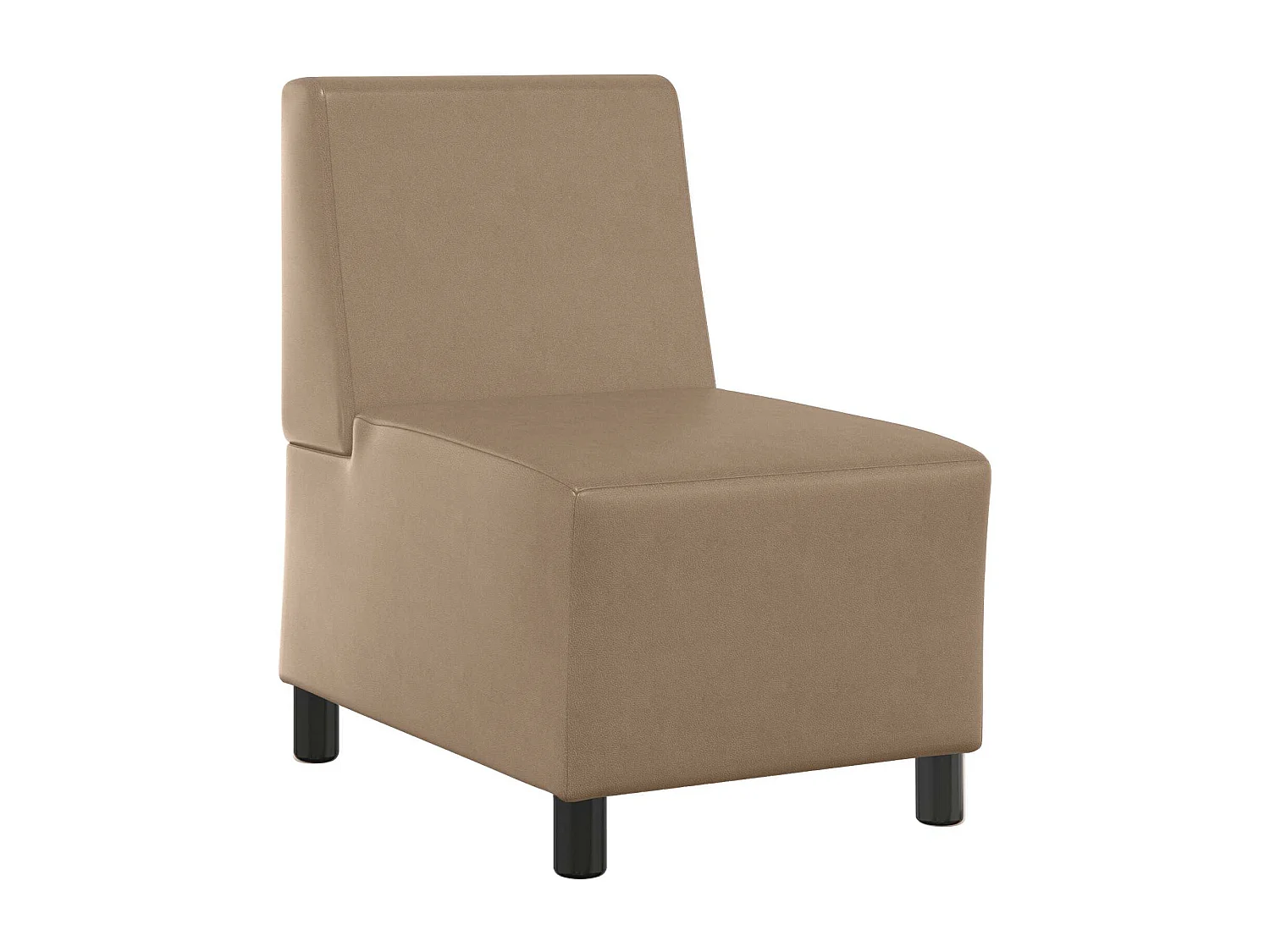 Unité de Sofa Modulaire Sans Accoudoirs Cappuccino