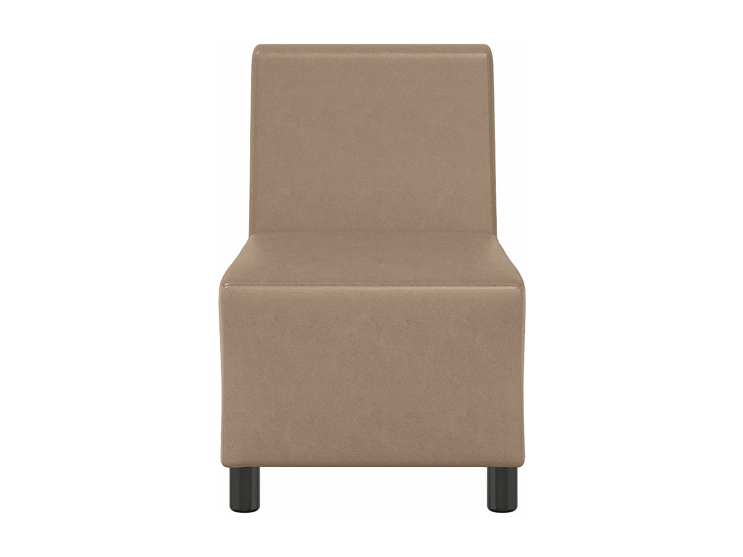 Unité de Sofa Modulaire Sans Accoudoirs Cappuccino