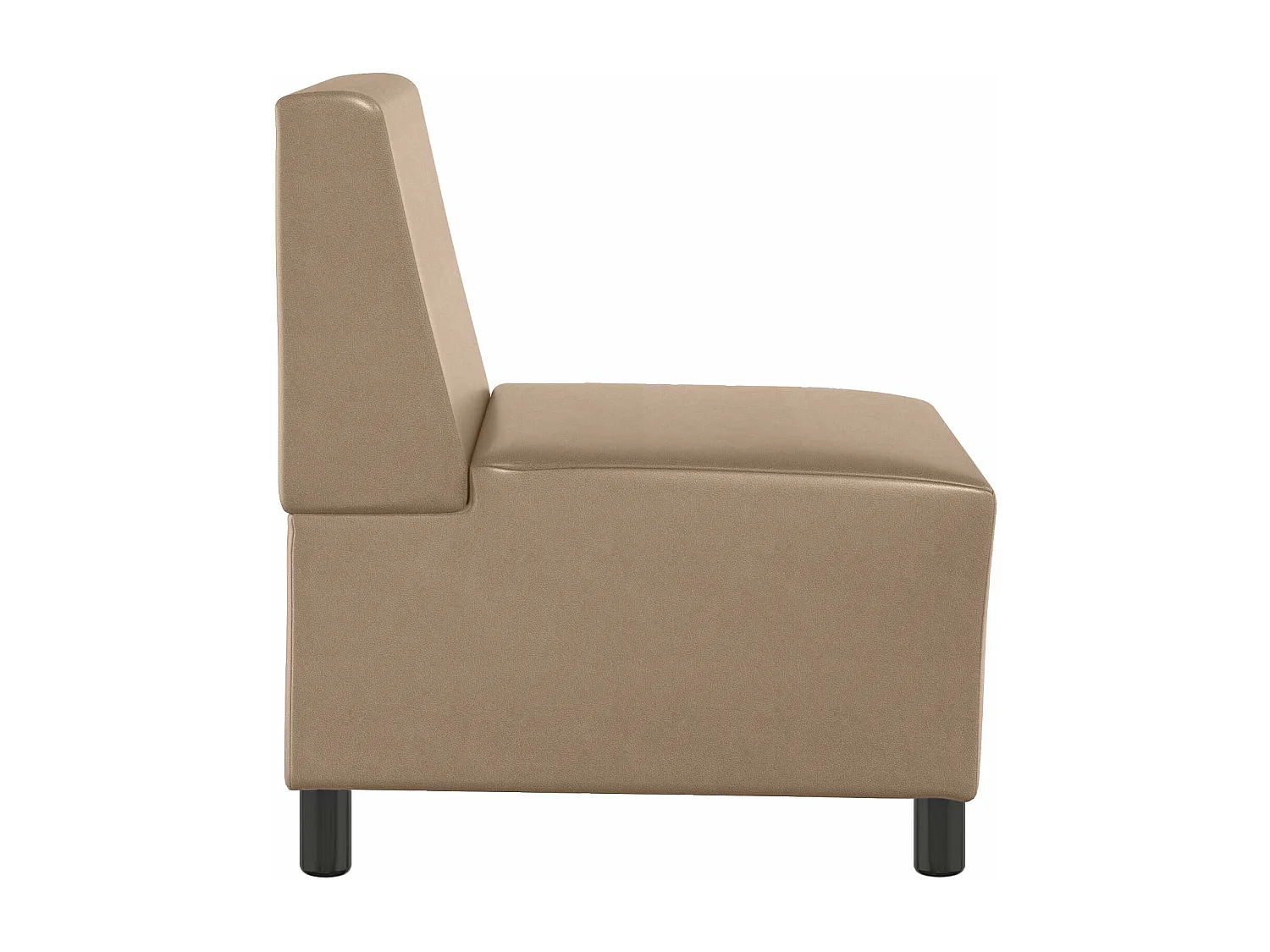 Unité de Sofa Modulaire Sans Accoudoirs Cappuccino