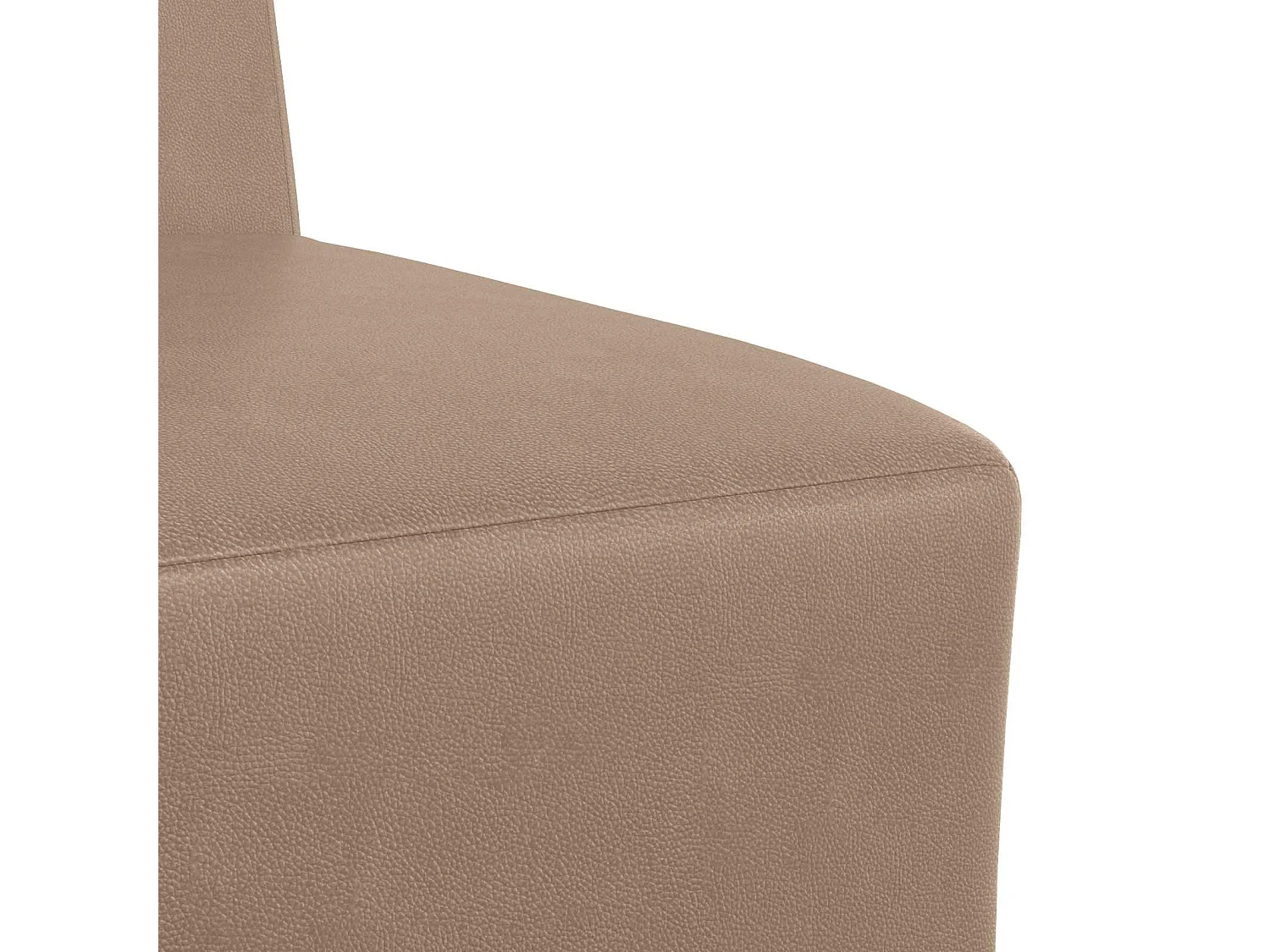 Unité de Sofa Modulaire Sans Accoudoirs Cappuccino