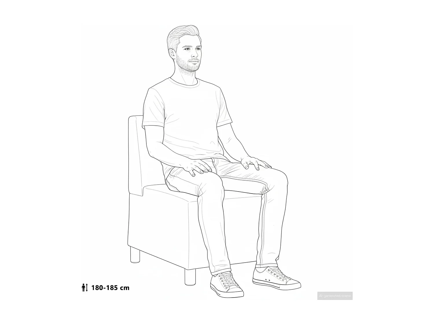 Unité de Sofa Modulaire Sans Accoudoirs Cappuccino