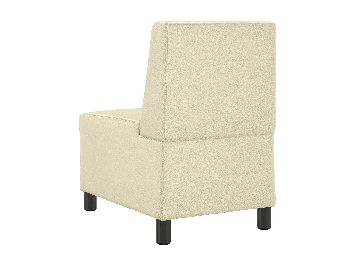 | Modulaire Bankeenheid Armlos | Crème 55 x 74 x 82 cm Kunstleer