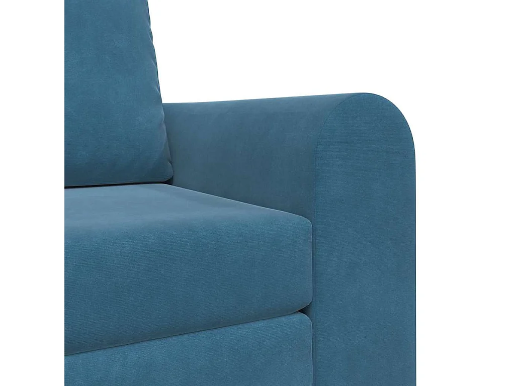 Slaapbank Blauw 98 x 71 x 83 cm Fluweel