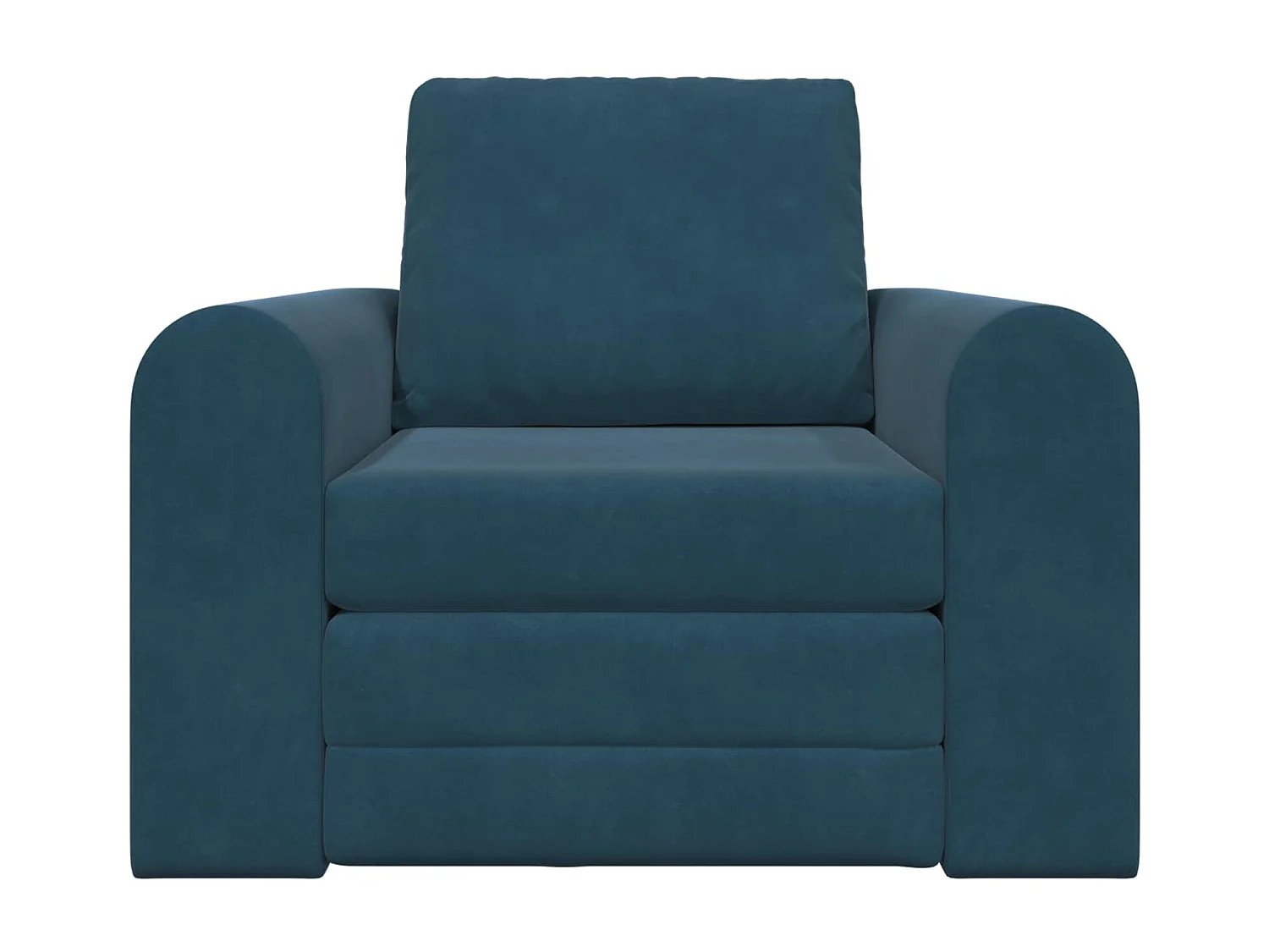 Canapé-Lit Bleu 98 x 71 x 83 cm Velours