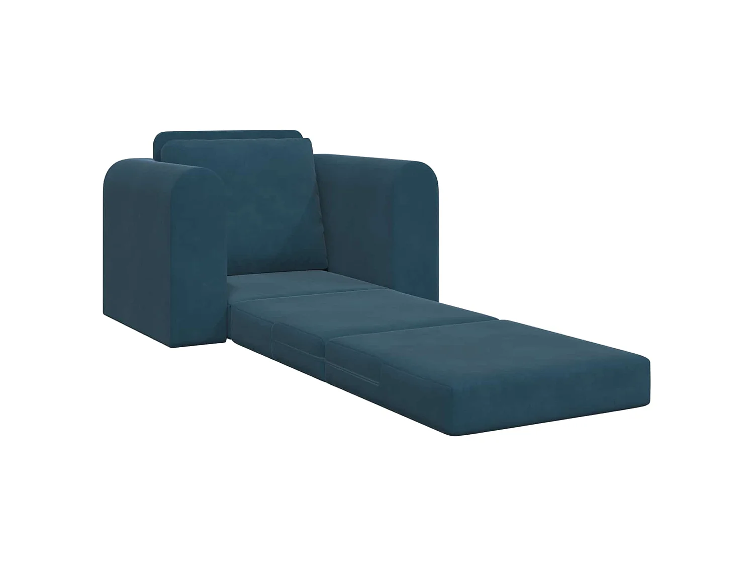 Canapé-Lit Bleu 98 x 71 x 83 cm Velours
