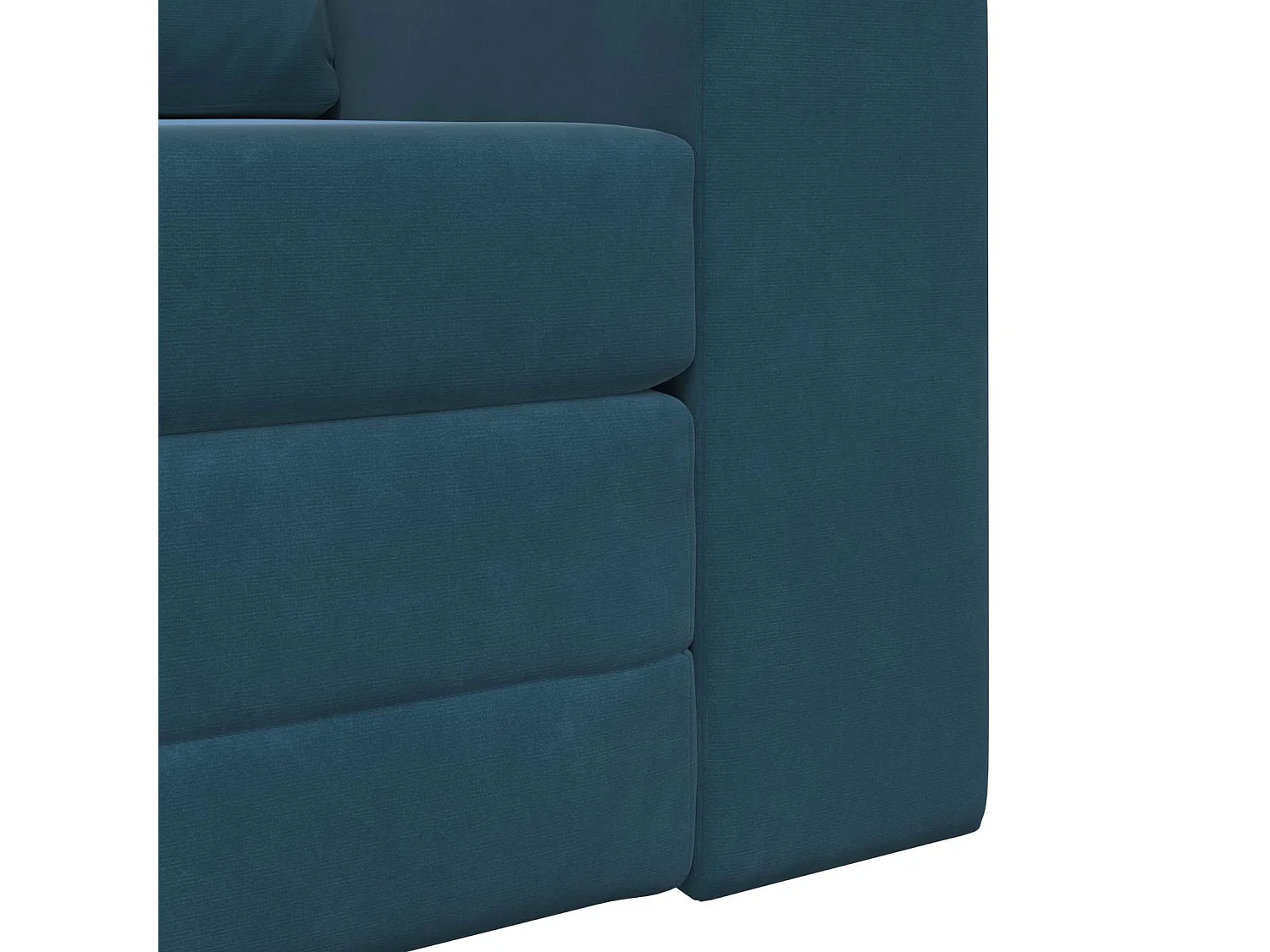 Canapé-Lit Bleu 98 x 71 x 83 cm Velours