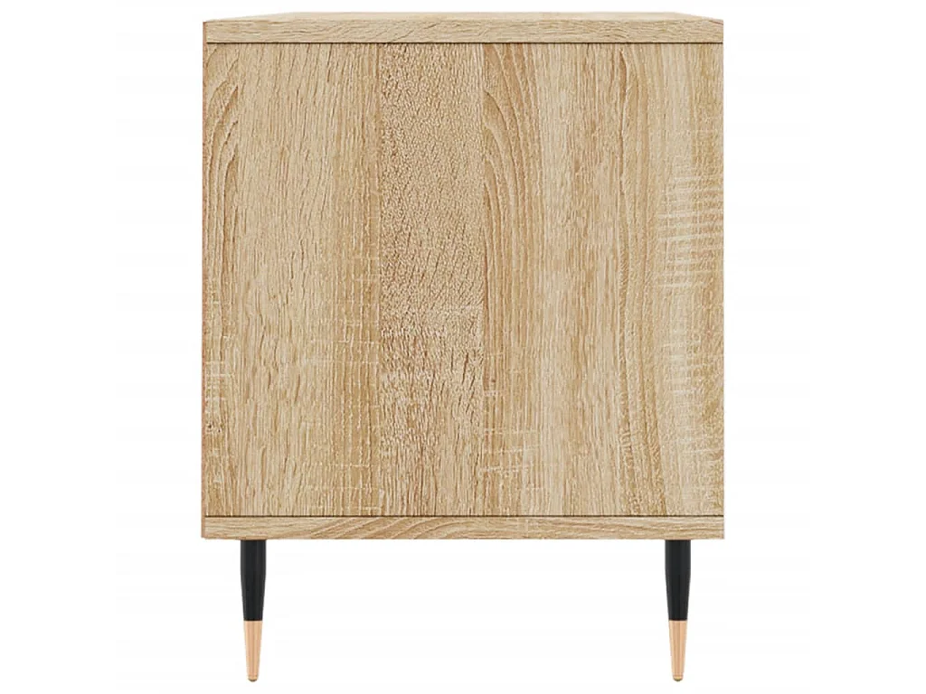 Meuble TV chêne sonoma 100x34,5x44,5 cm bois d'ingénierie