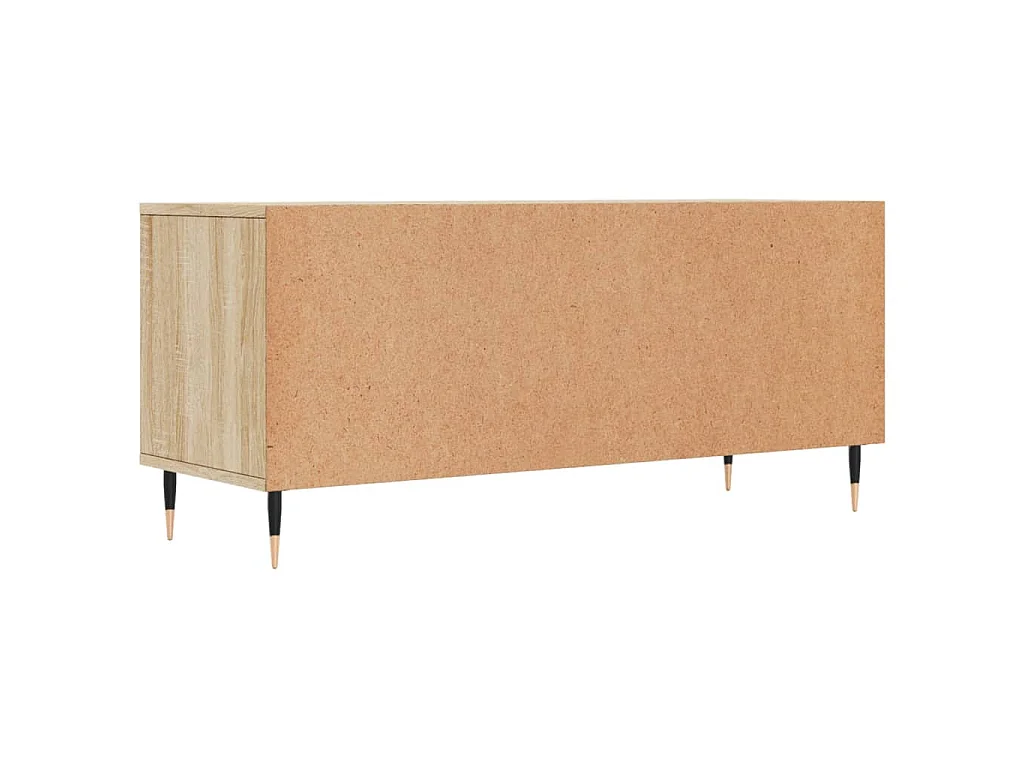 Meuble TV chêne sonoma 100x34,5x44,5 cm bois d'ingénierie