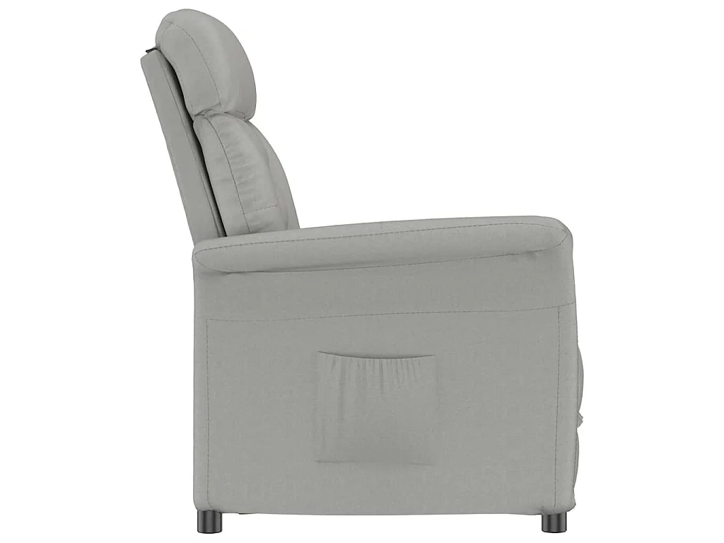 Fauteuil Lichtgrijs Microvezel