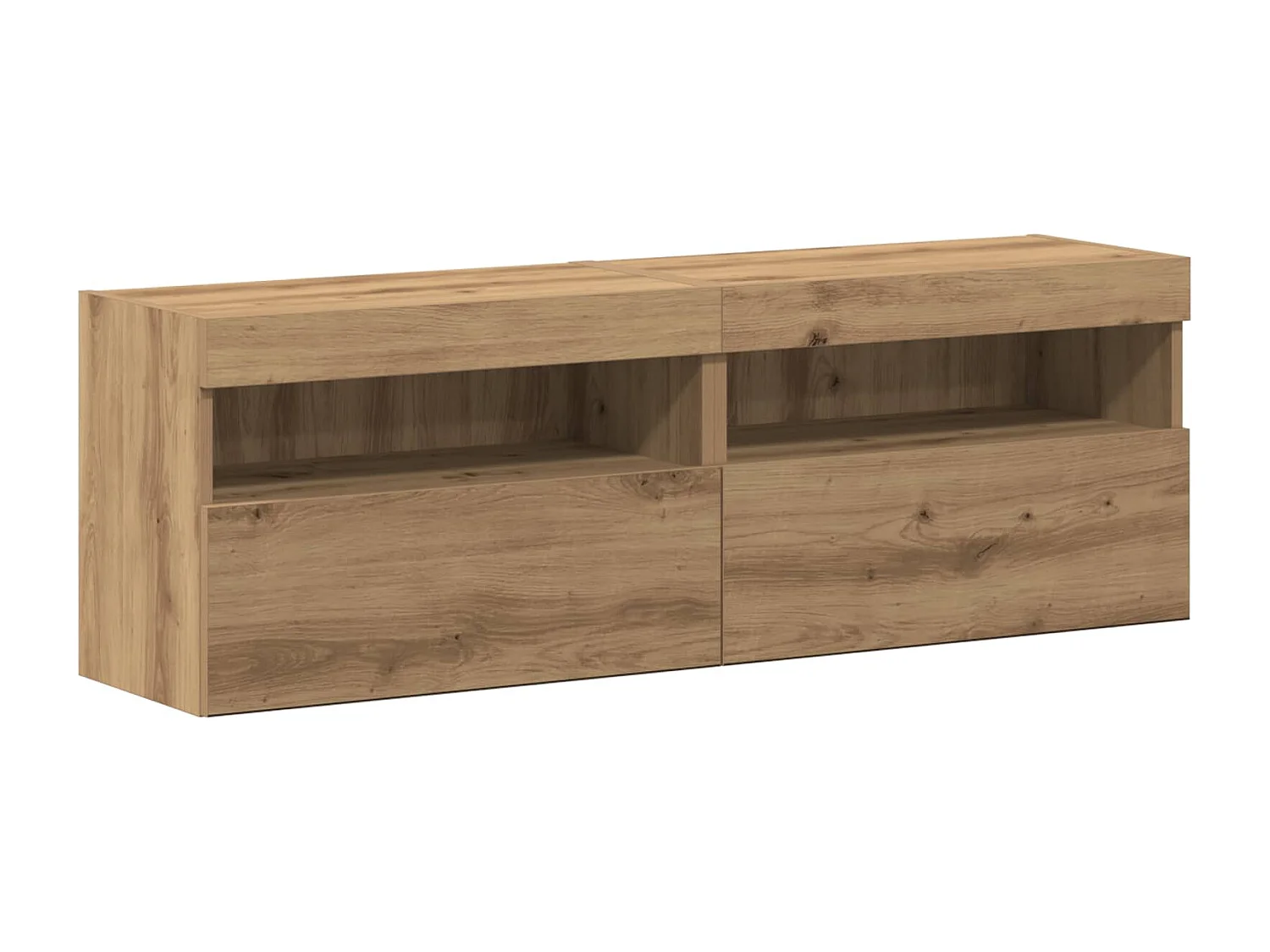 Ensemble meuble TV 6 pcs chêne artisanal Bois d'ingénierie