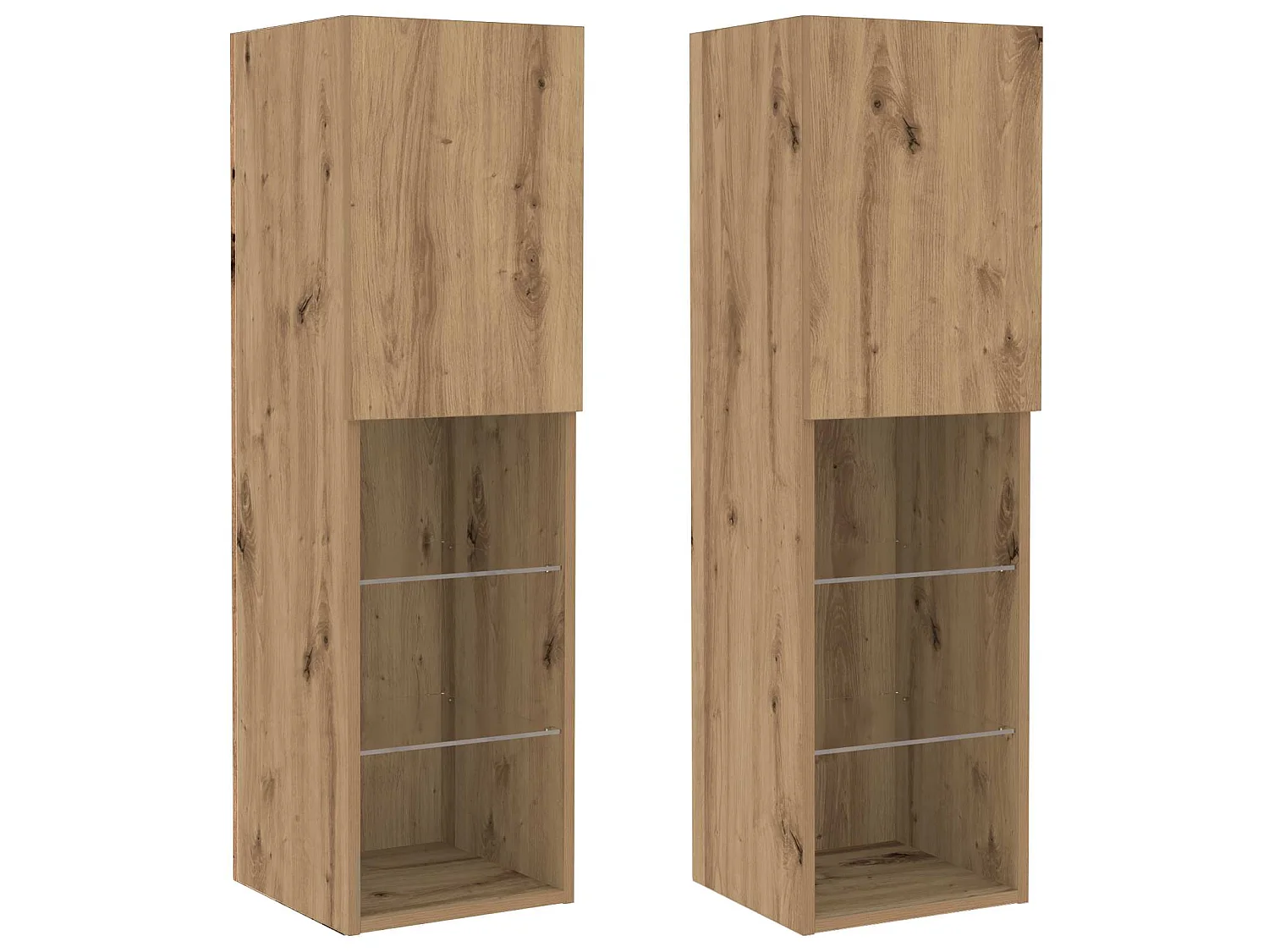Conjunto de mueble de TV 6 uds. Roble artisan