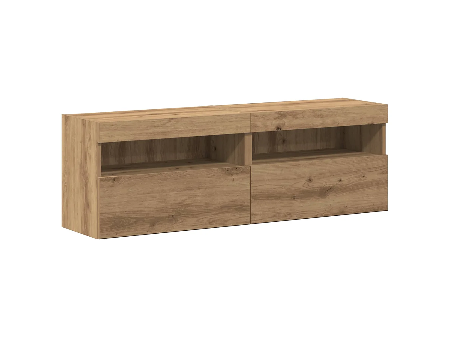 Conjunto de mueble de TV 6 uds. Roble artisan