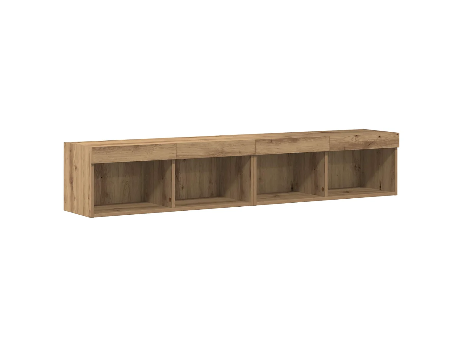 Conjunto de mueble de TV 6 uds. Roble artisan