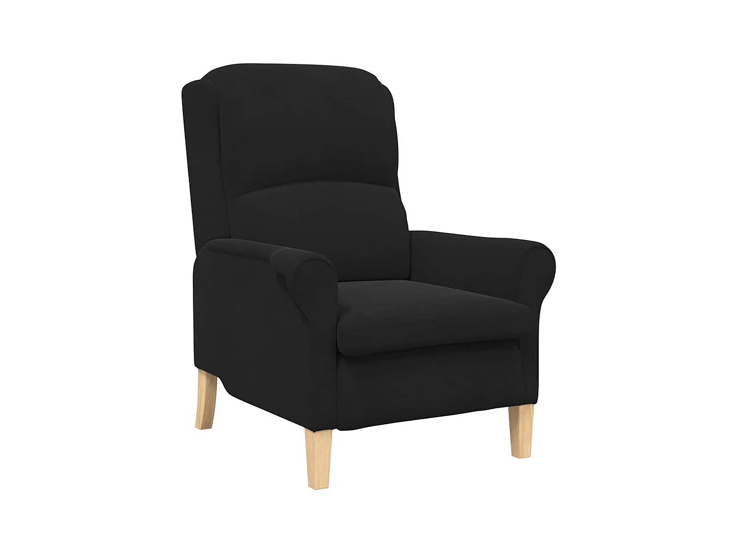 fauteuil Noir 76 x 94 x 102 cm Velours