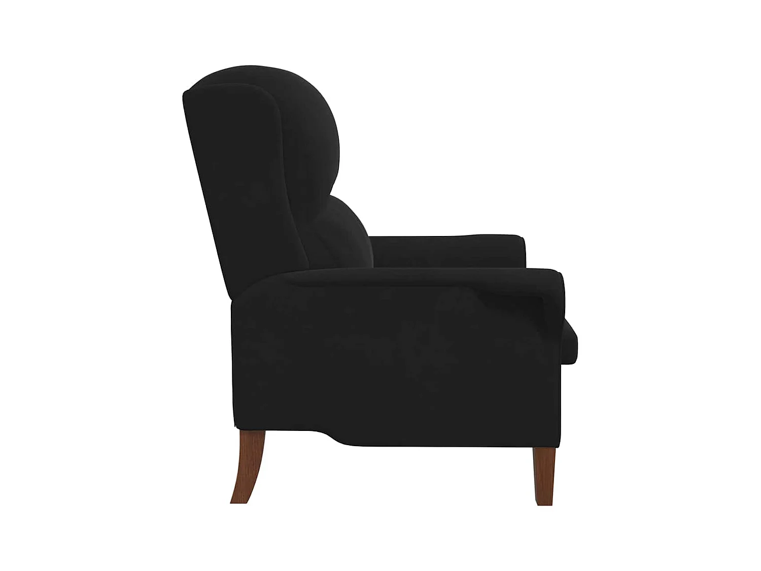 fauteuil Noir 76 x 94 x 102 cm Velours