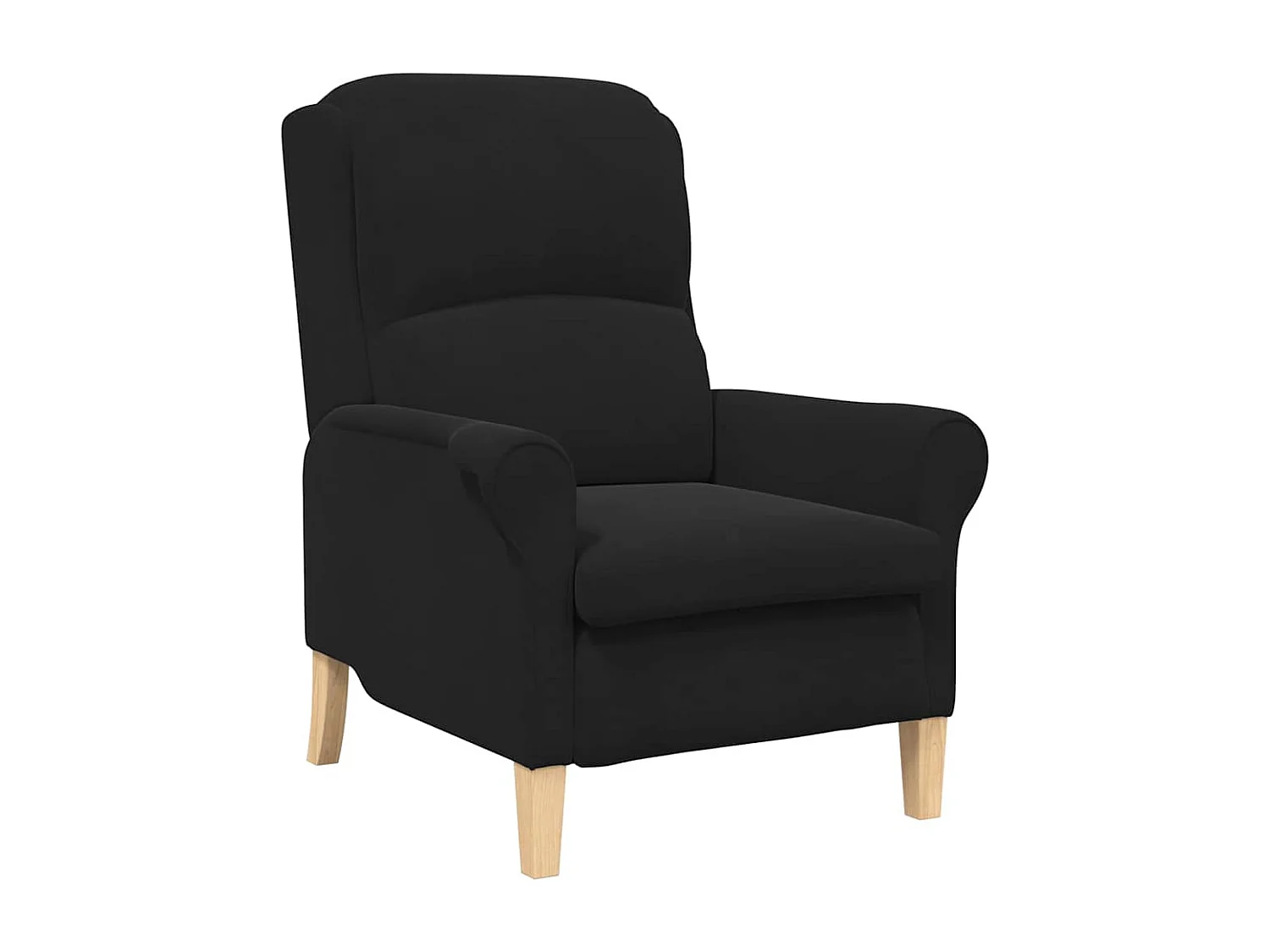 fauteuil Noir 76 x 94 x 102 cm Velours