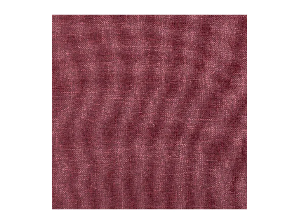 Chaise à bascule avec tabouret Rouge bordeaux Tissu