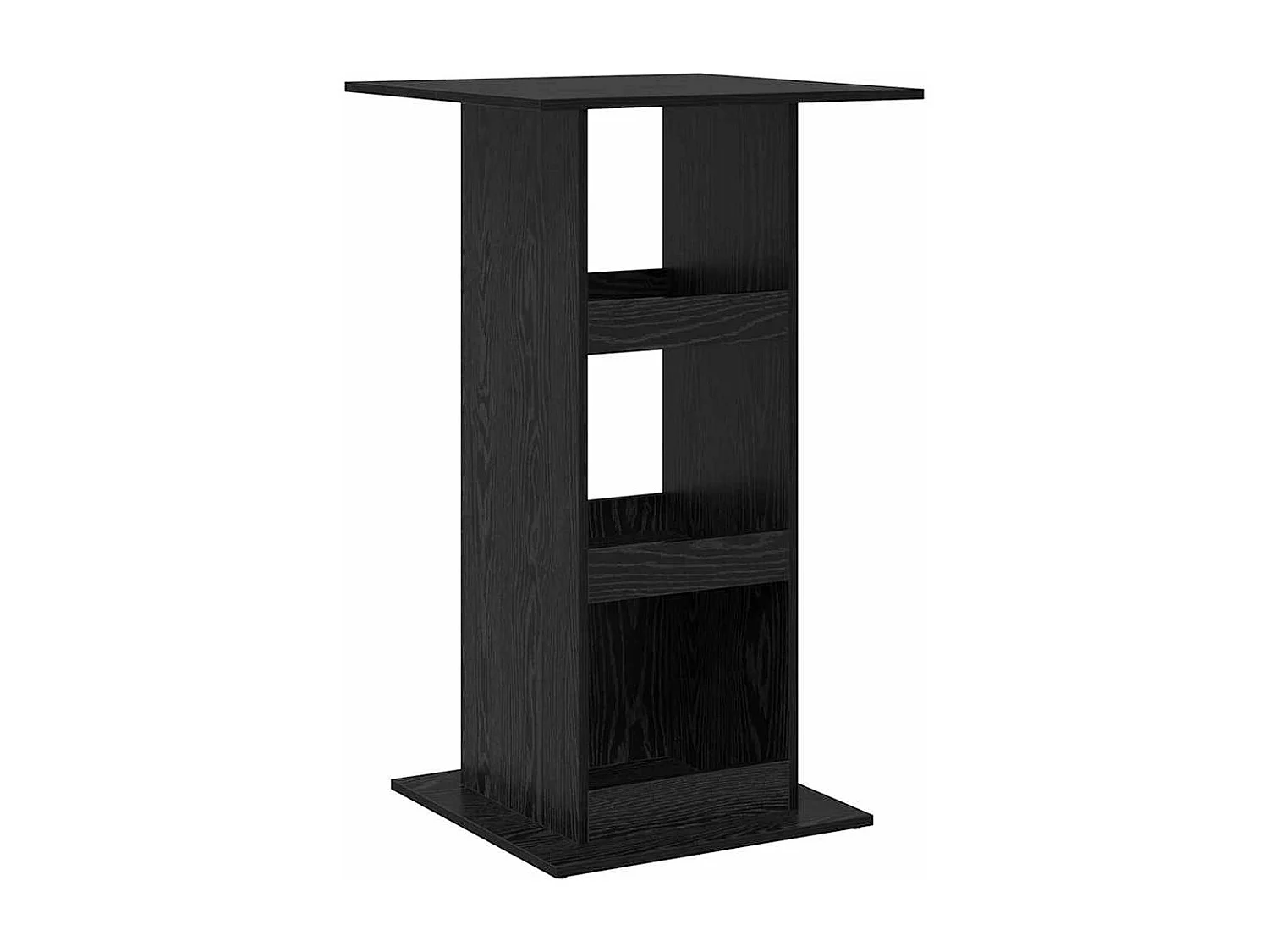 Table de bar Chêne noir 60 x 60 x 100 cm Bois d'ingénierie