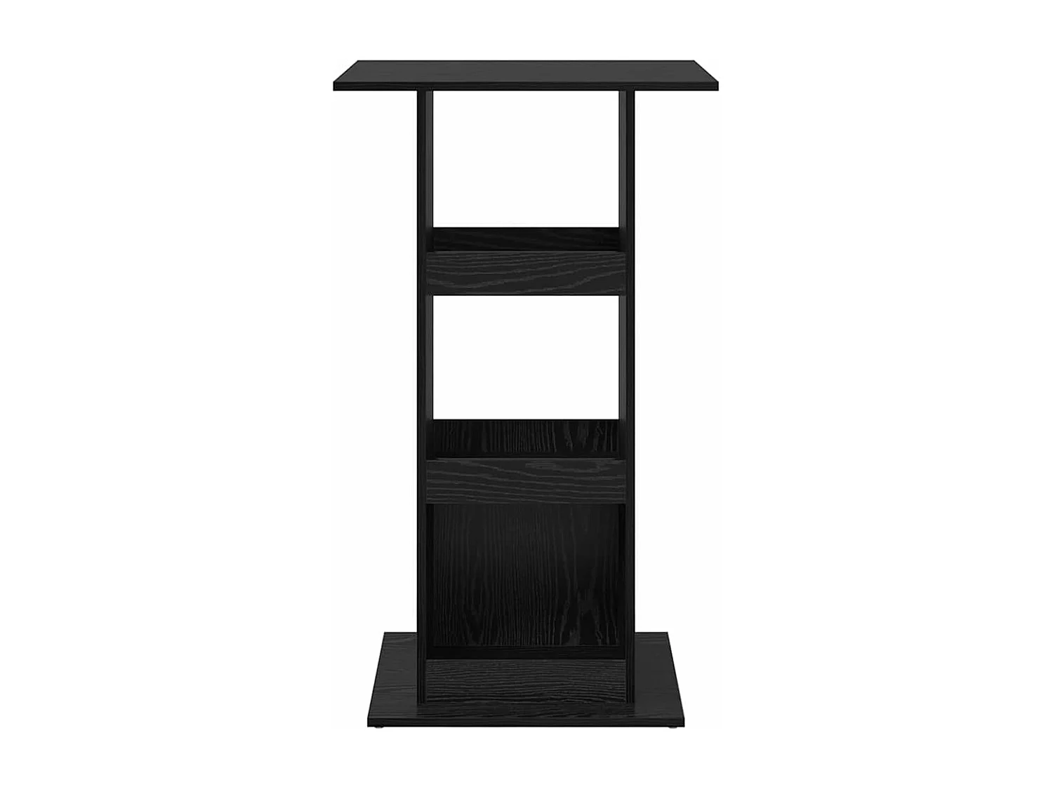 Table de bar Chêne noir 60 x 60 x 100 cm Bois d'ingénierie