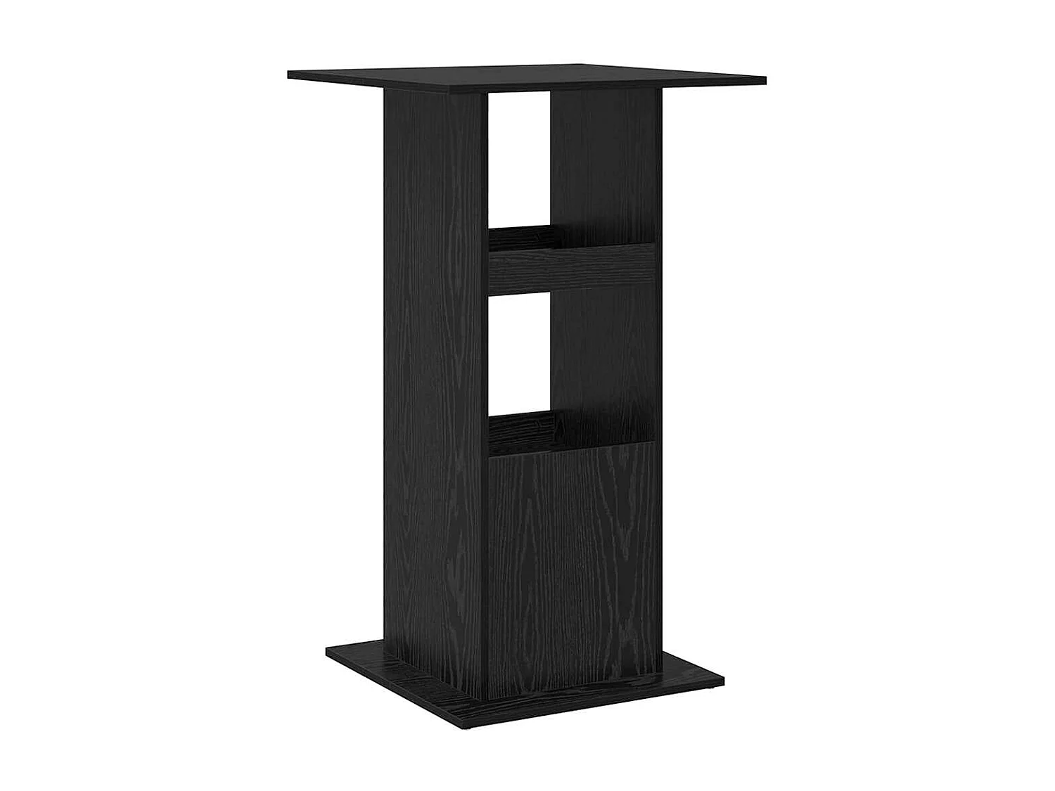 Table de bar Chêne noir 60 x 60 x 100 cm Bois d'ingénierie