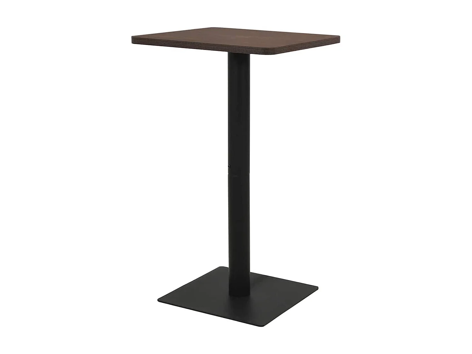Table de bistro Cendre foncé 70x70x107 cm