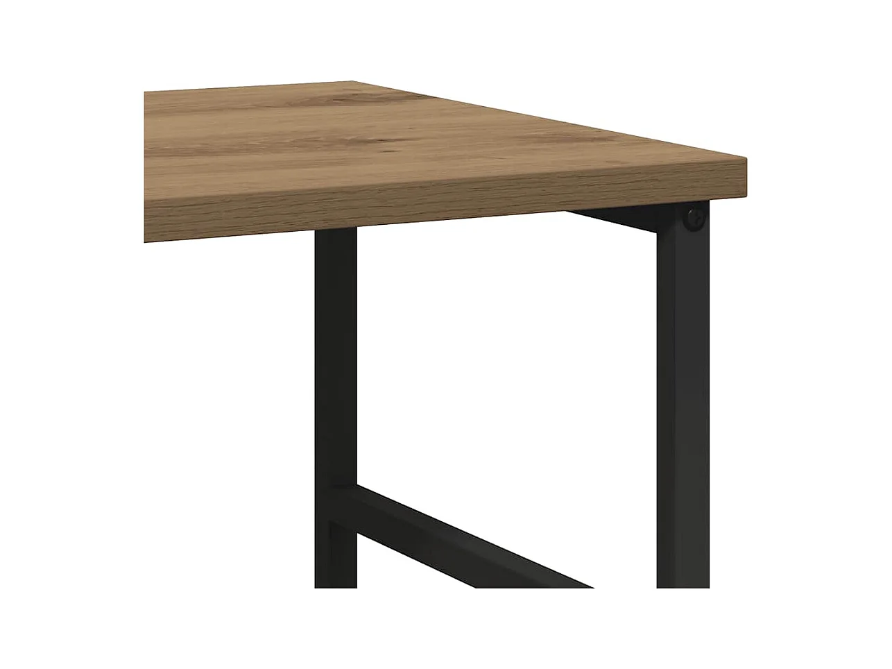 Bibliothèque chêne artisanal 50x33x153 cm bois d'ingénierie