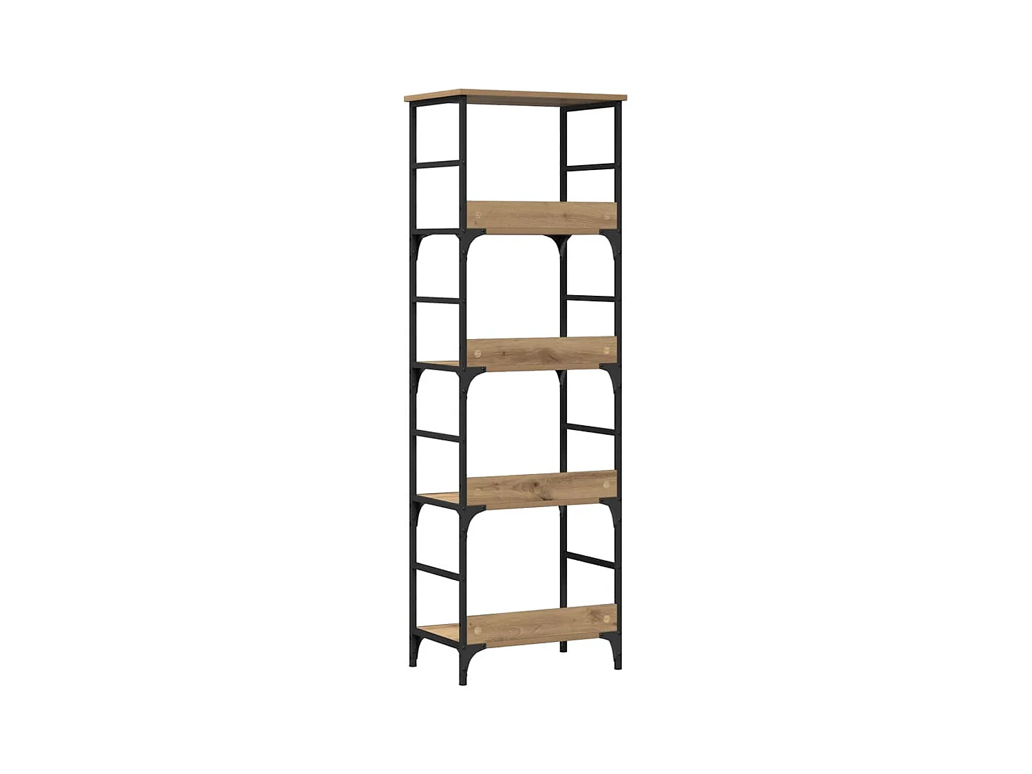 Bücherregal Artisan-Eiche 50x33x153 cm Holzwerkstoff