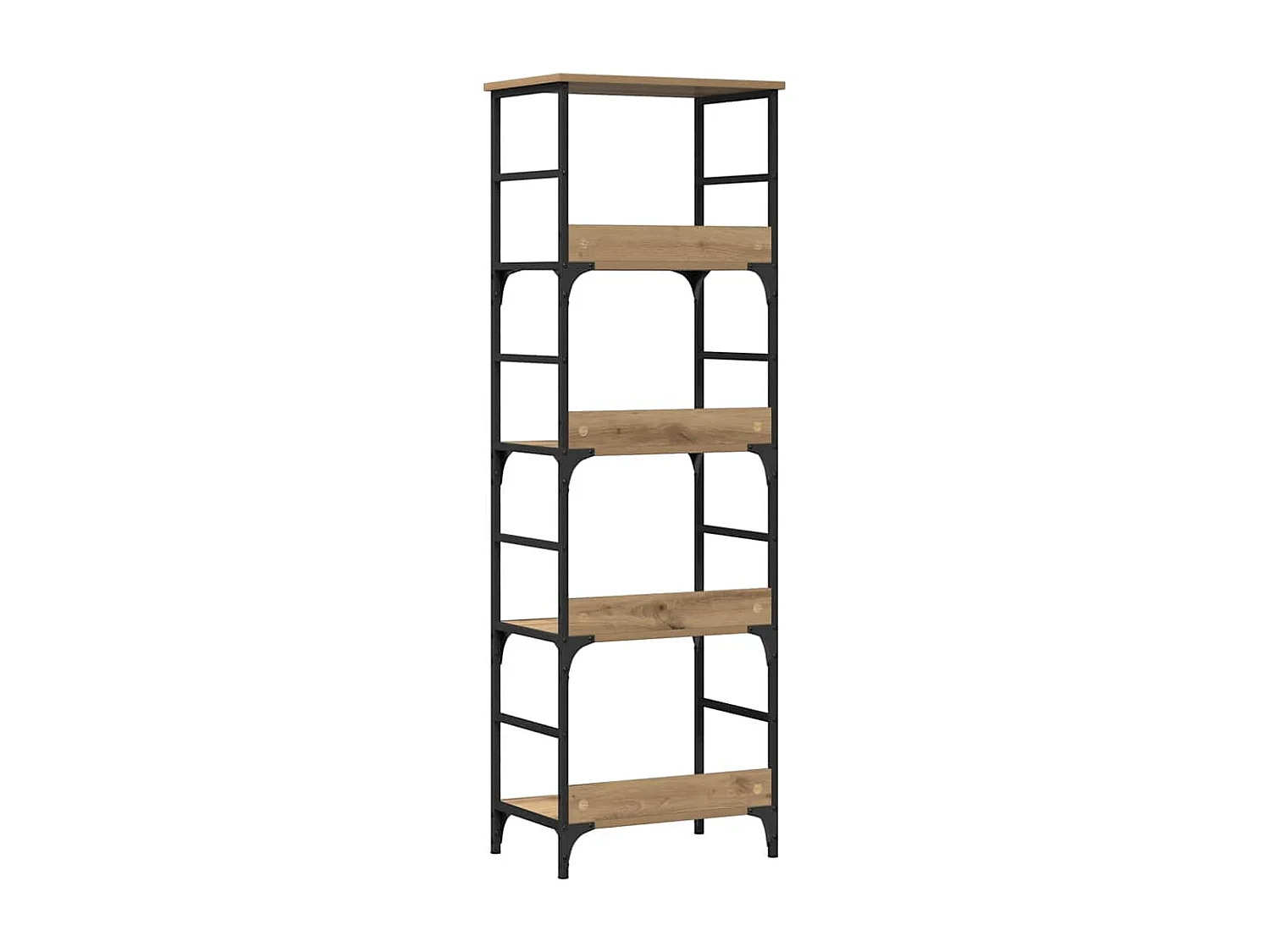 Bücherregal Artisan-Eiche 50x33x153 cm Holzwerkstoff