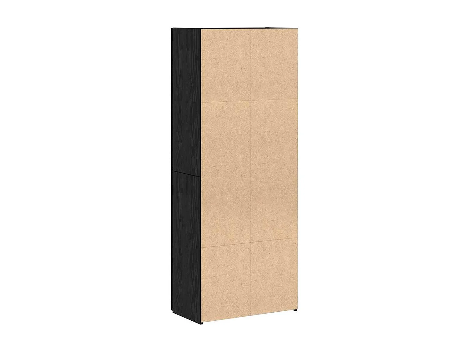 Kantoorkast Zwart Eiken 70 x 32 x 77.5 cm Bewerkt hout